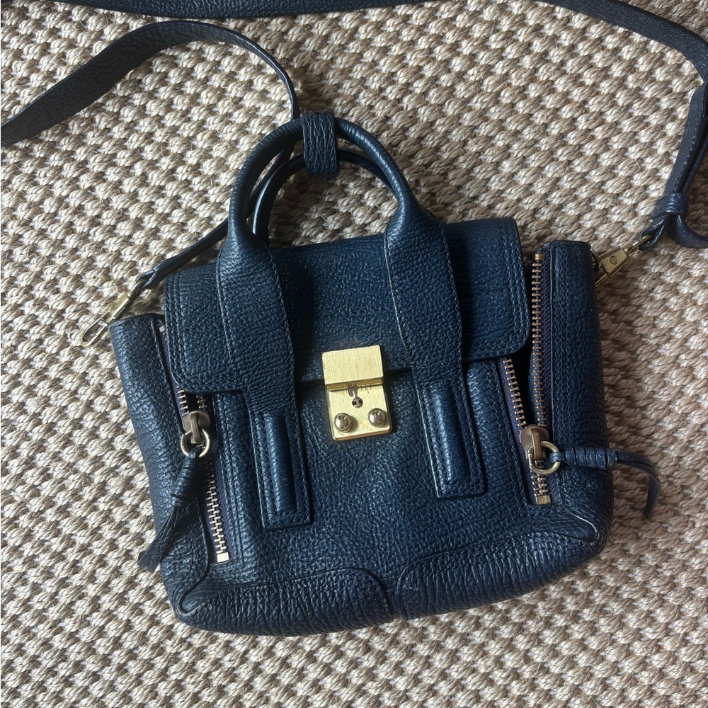 3.1 Phillip Lim Mini Pashli Navy
